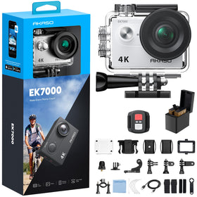 AKASO EK7000 4K action shot featuring vivid detail and color