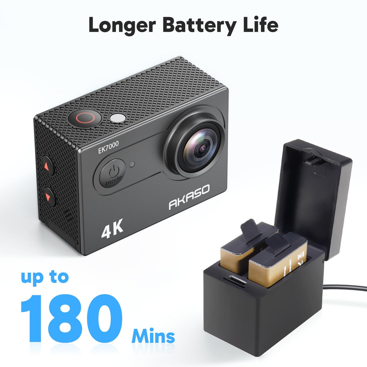AKASO EK7000 accessories kit enhances versatility for travel and sports.