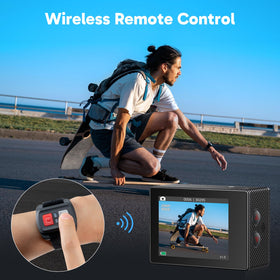 AKASO EK7000 wireless remote enables hands-free filming