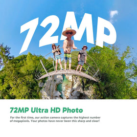 AKASO 360 dual 48MP sensors for sharp images
