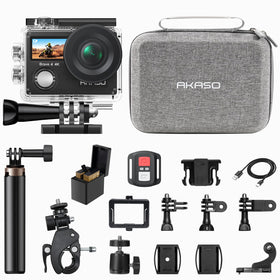 AKASO Brave 4 front view for crisp action capture on adventures