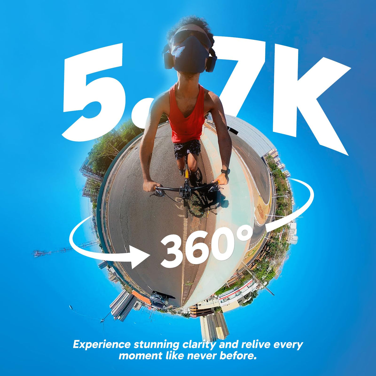 AKASO 360 supersmooth footage reduces shakes during action shots