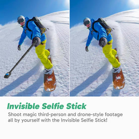 AKASO 360 captures 72MP 360° photos for ultra-detailed panoramas.