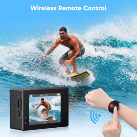 AKASO Brave waterproof housing allows diving up to 131 feet with confidence.