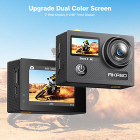 AKASO Brave 4 action camera delivers 20MP photos with sharp textures and color depth.