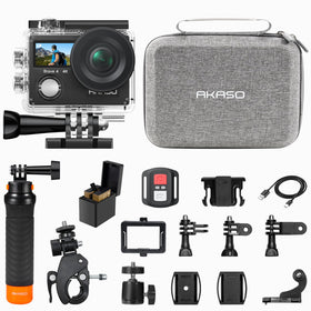 AKASO Brave 4 action camera captures 4K30 video with vivid detail for dynamic moments.