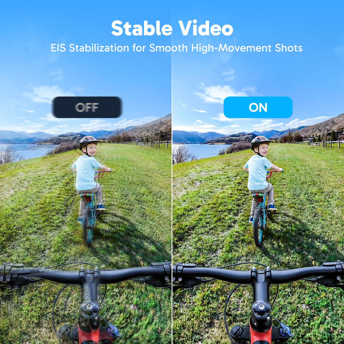 AKASO Brave 4 170-degree view angle for dramatic perspectives