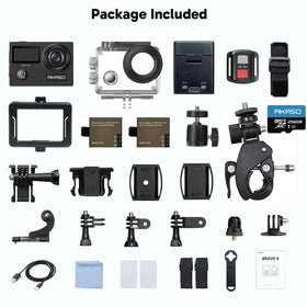 AKASO Brave 4 battery kit with two rechargeable batteries