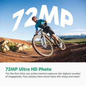 AKASO dual 48MP sensors capture sharper action stills