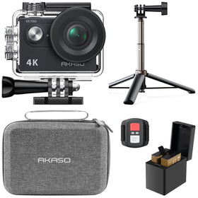 AKASO EK7000 4K camera in action for adventures