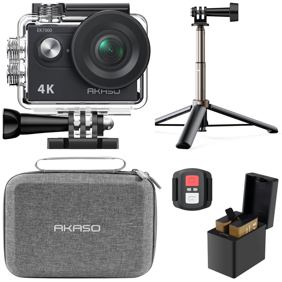 AKASO EK7000 4K camera in action for adventures