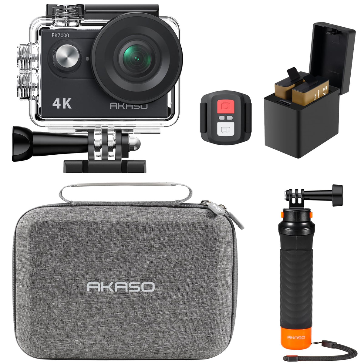 AKASO EK7000 4K30fps video for crisp action footage