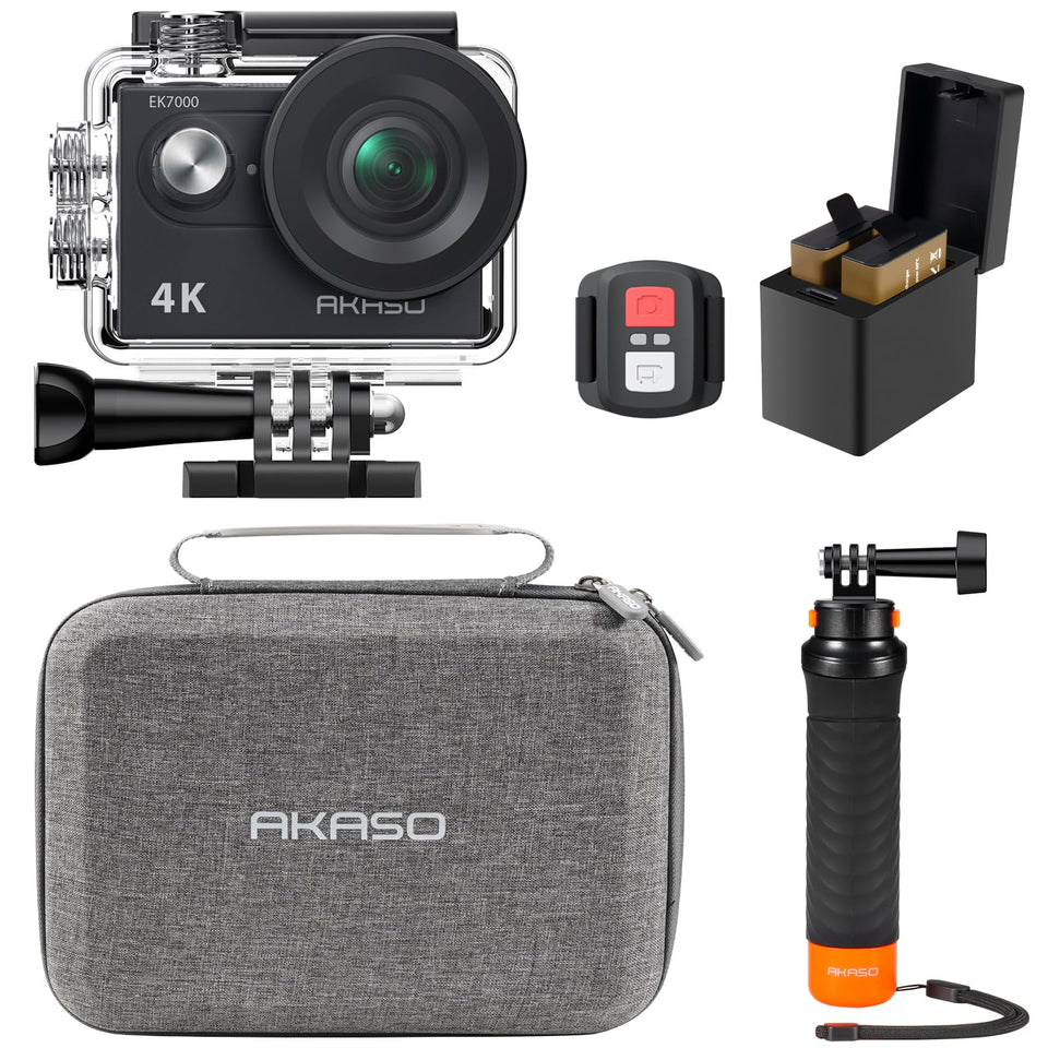 AKASO EK7000 4K30fps video for crisp action footage