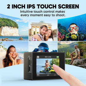 AKASO EK7000 Pro captures 4K/30fps video with vibrant detail.