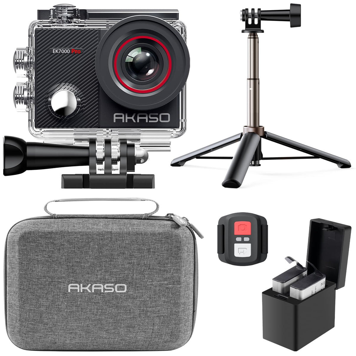 AKASO EK7000 Pro 4K video setup enables crisp footage in dynamic conditions