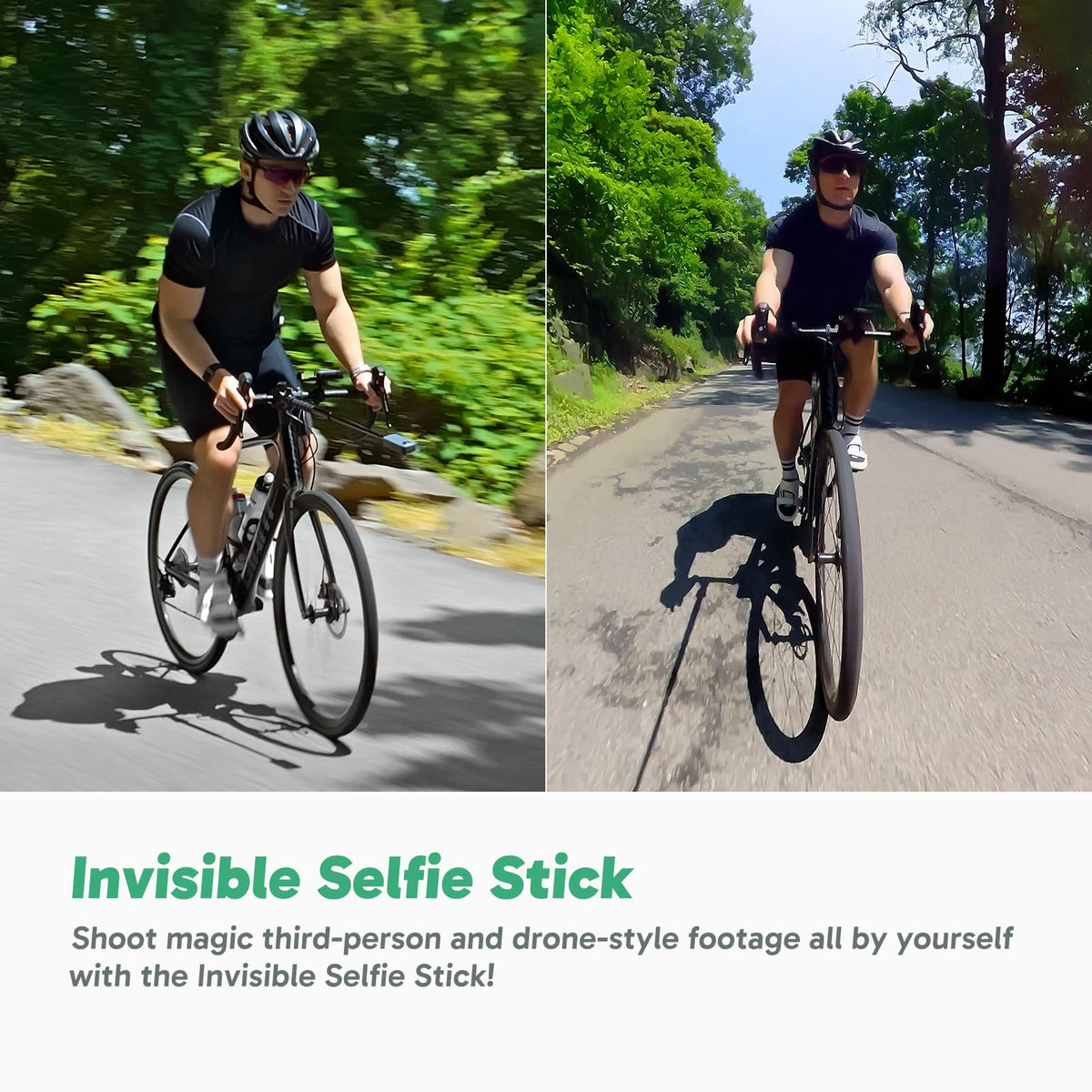 AKASO Invisible Selfie Stick creates third-person shots without a visible stick