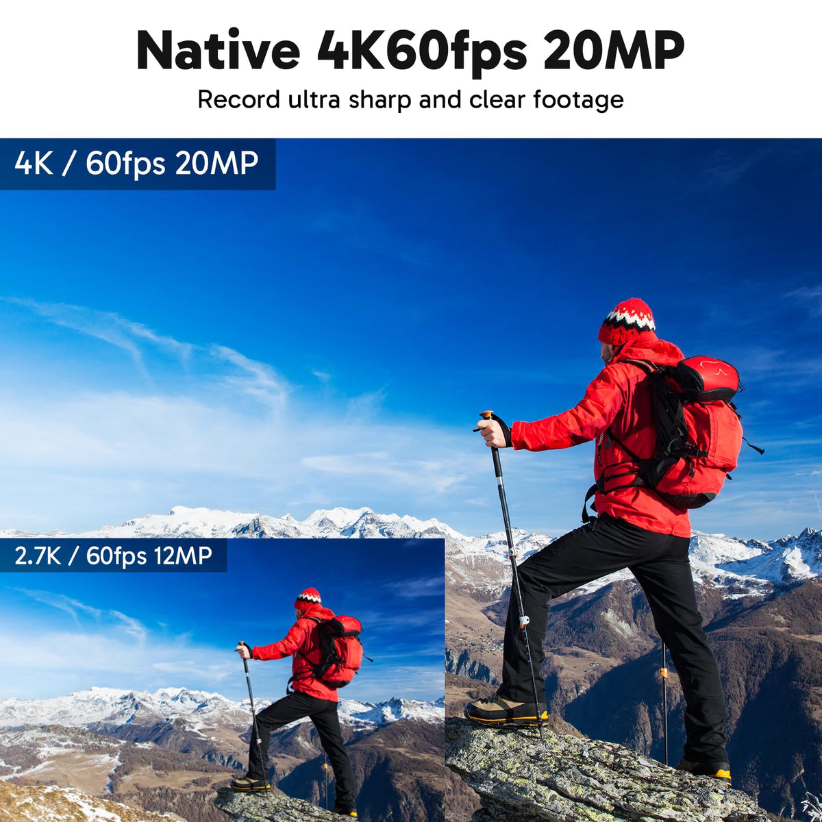 AKASO V50 Elite voice control enables hands-free operation