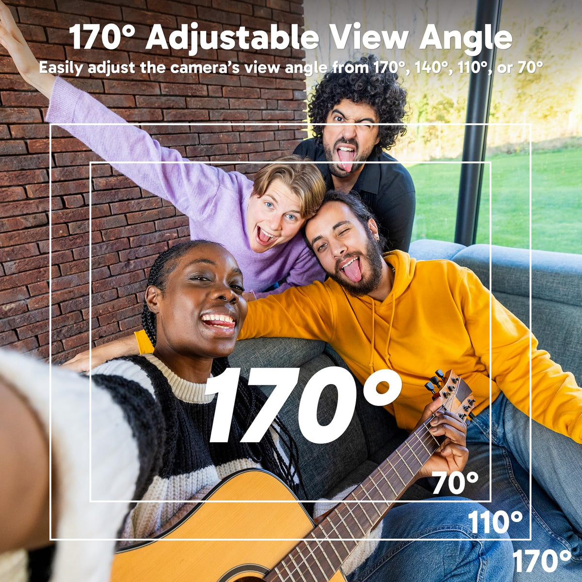 AKASO Brave4 170° angle with gyro stabilization for steady shots