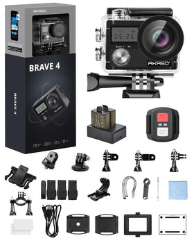 AKASO Brave 4 captures vibrant 4K video at 30fps for lifelike moments