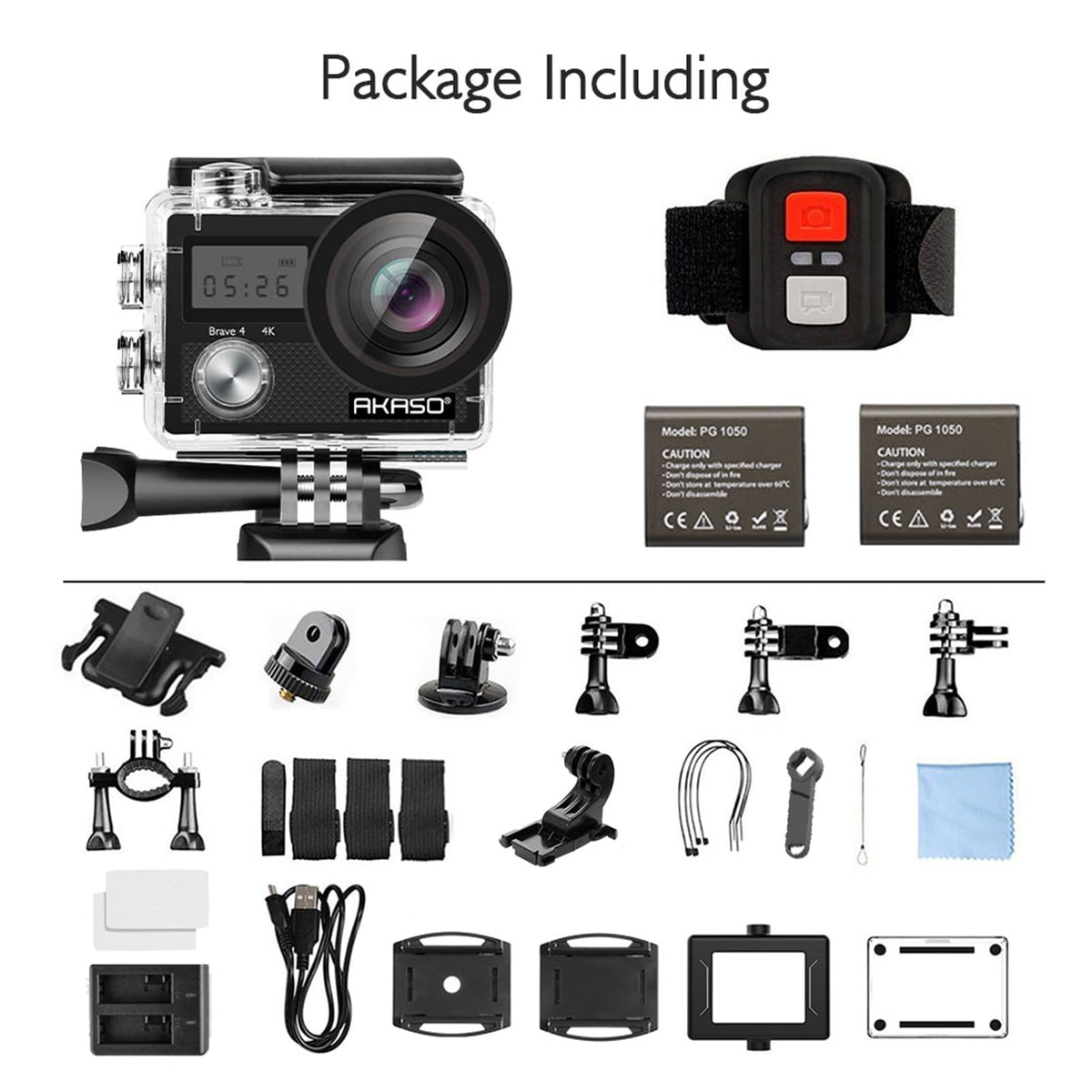Comes with an accessories kit to expand mounting options