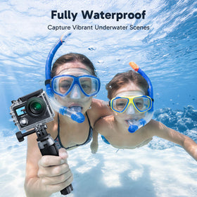 AKASO Brave 4 waterproof case enables underwater recording