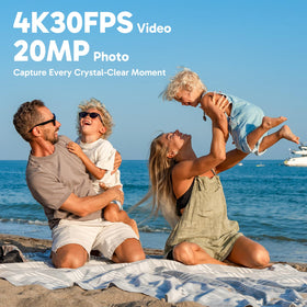 AKASO Brave4 waterproof case enabling underwater filming up to 131 feet