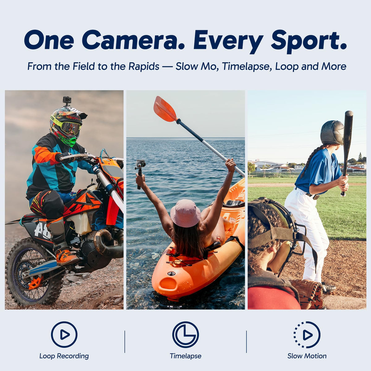 AKASO Brave 4 Pro 6-axis gyroscope aids steady motion