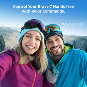 AKASO Brave 7 adjustable view angles support wide and tight shots