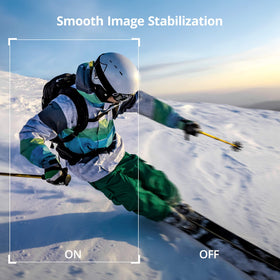 AKASO Brave 7 with EIS 2.0 keeps action footage smooth during quick movements
