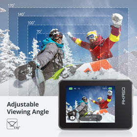 AKASO Brave 7 external mic and voice control simplify on-the-go recording