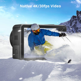AKASO Brave 7 waterproof up to 33ft, enabling underwater filming without a case