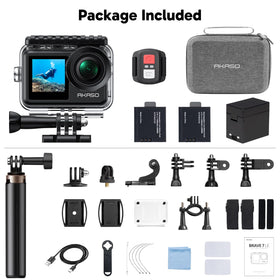 AKASO Brave 7 LE dual-display camera for rugged environments.