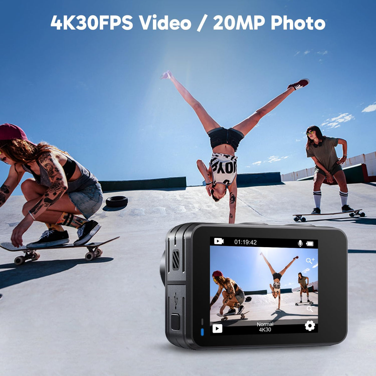 AKASO Brave 7 LE waterproof housing lets you film underwater to 131 ft.