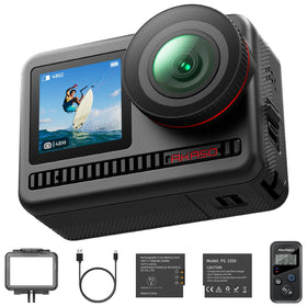 AKASO Brave 8 front view for smooth 4K60fps action.