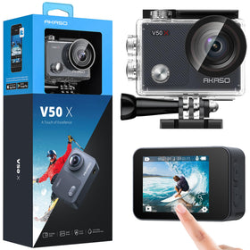 AKASO V50X 4K30fps native camera for high-detail action footage