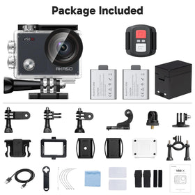 AKASO V50X helmet accessory kit expands mounting options