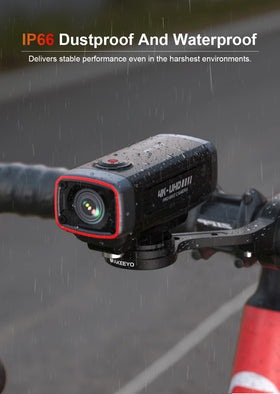 AKEEYO AKY-710S 64GB card preserves footage for long rides