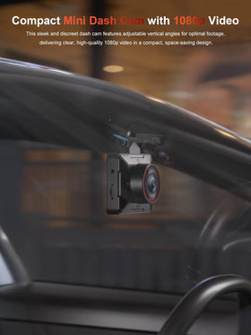 AKEEYO P1 Mini Dash Cam loop recording ensures continuous footage