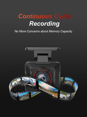 AKEEYO P1 Mini Dash Cam memory card not included reminder
