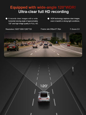 AKEEYO P1 Mini Dash Cam compact, hidden design on dash