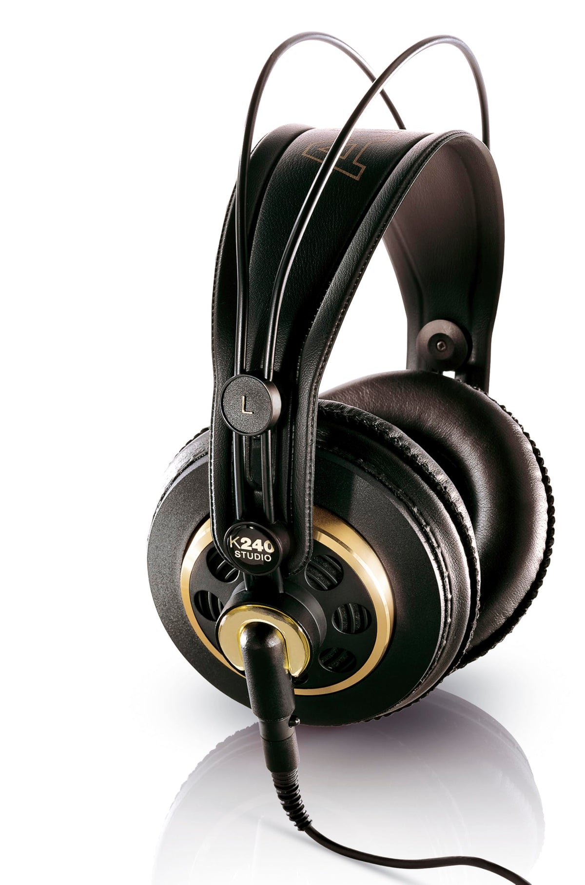 AKG K240STUDIO front view showing earcups and headband for comfortable monitoring