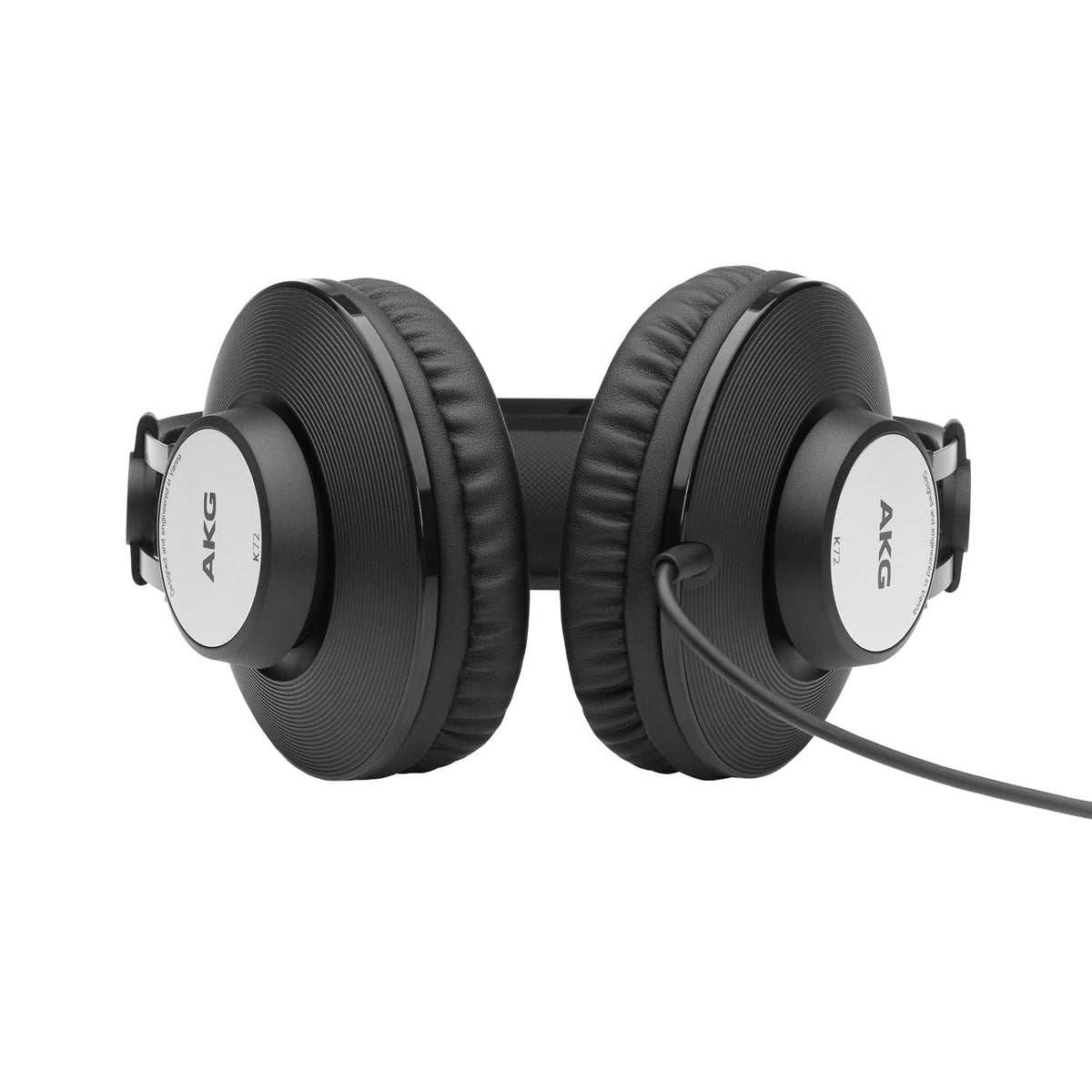 AKG K72 in-use image demonstrates studio-grade listening on the go