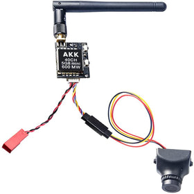 AKK front assembly view showing transmitter and camera, compact performance