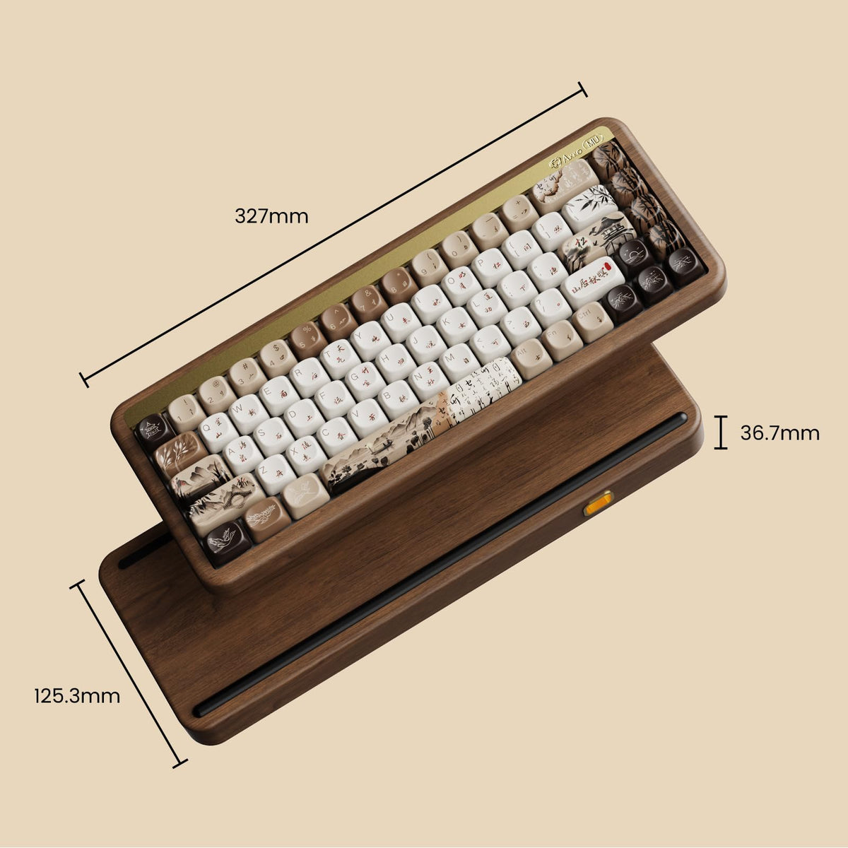 Akko MU01 programmable RGB with per-key profiles enhances workflow.