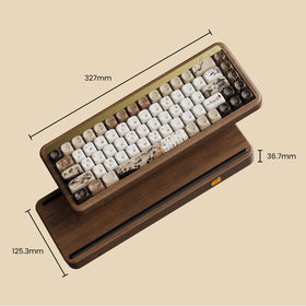 Akko MU01 programmable RGB with per-key profiles enhances workflow.