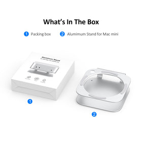 AKKYAJAURE Mac mini M4 Dock Stand anti-slip padding protection