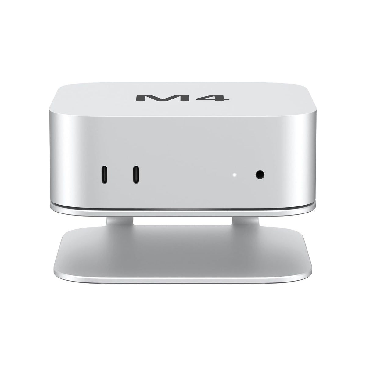 AKKYAJAURE Mac mini M4 Dock Stand elevated floating design on desk
