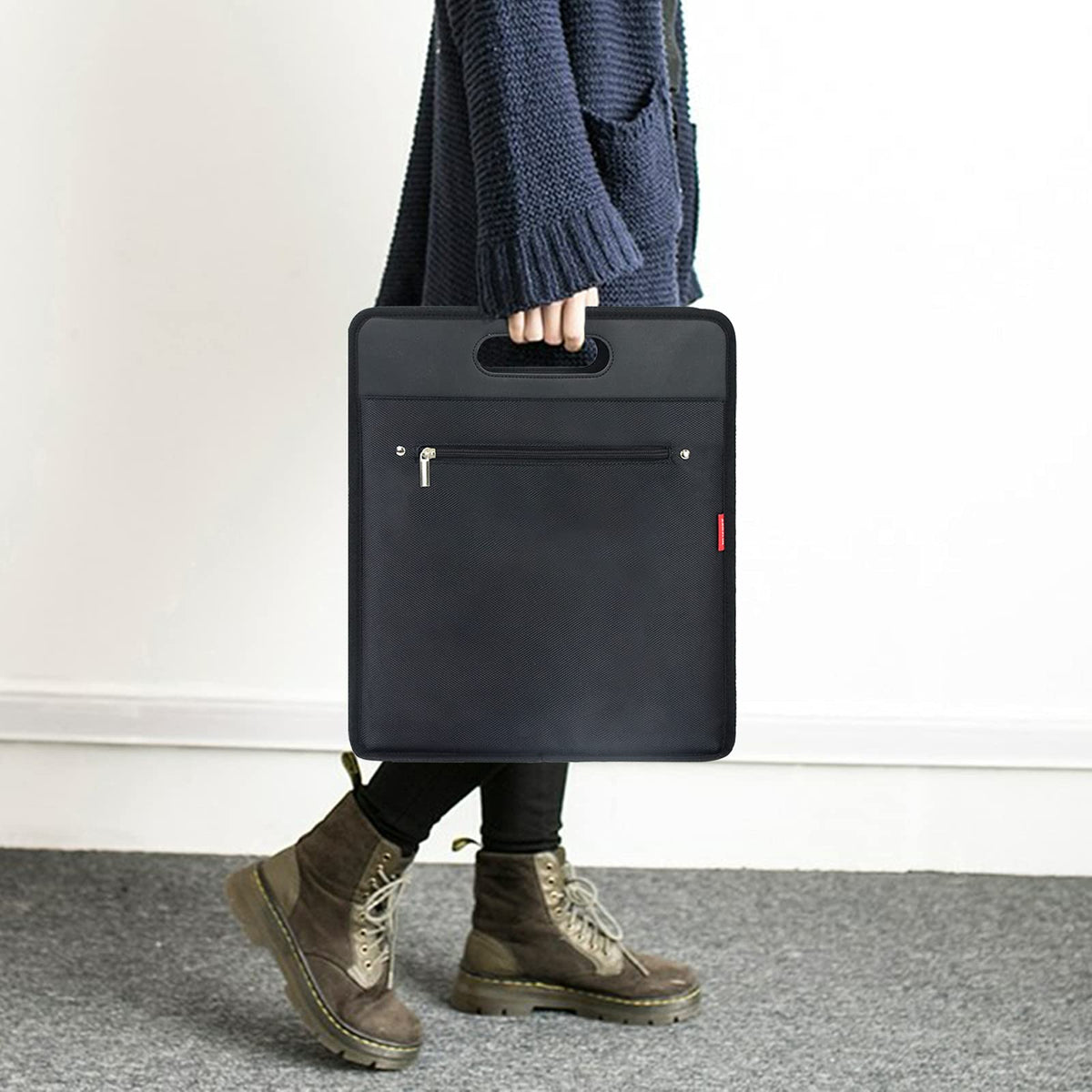AKOZLIN vinyl record bag reinforced handle makes on the go carrying simple