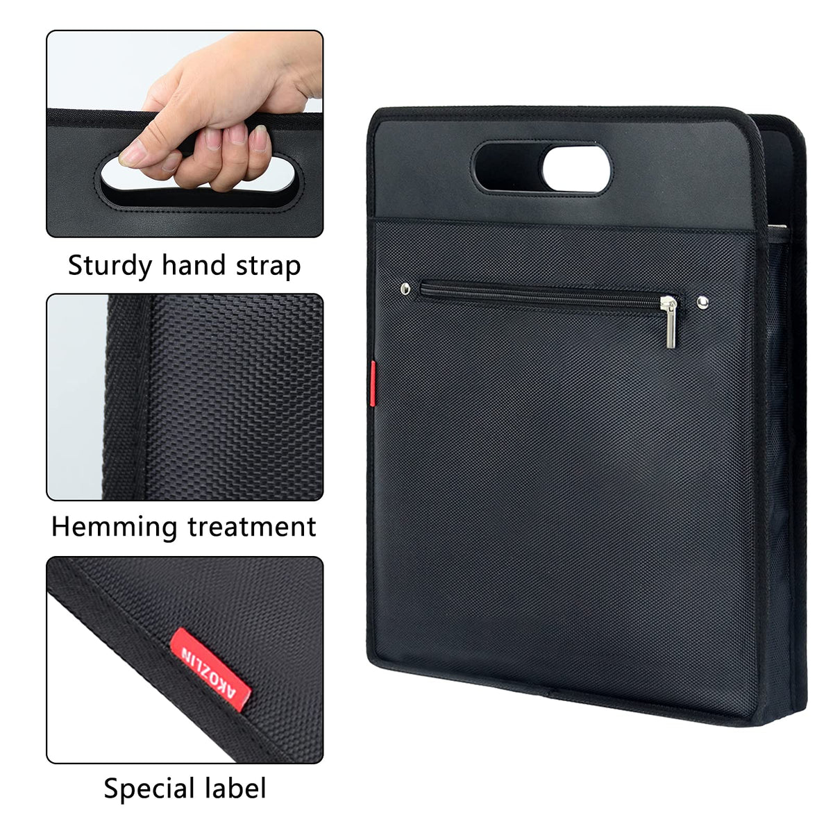 AKOZLIN vinyl record bag lightweight design eases transport