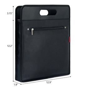 AKOZLIN vinyl record bag reinforced handle enables easy travel carrying